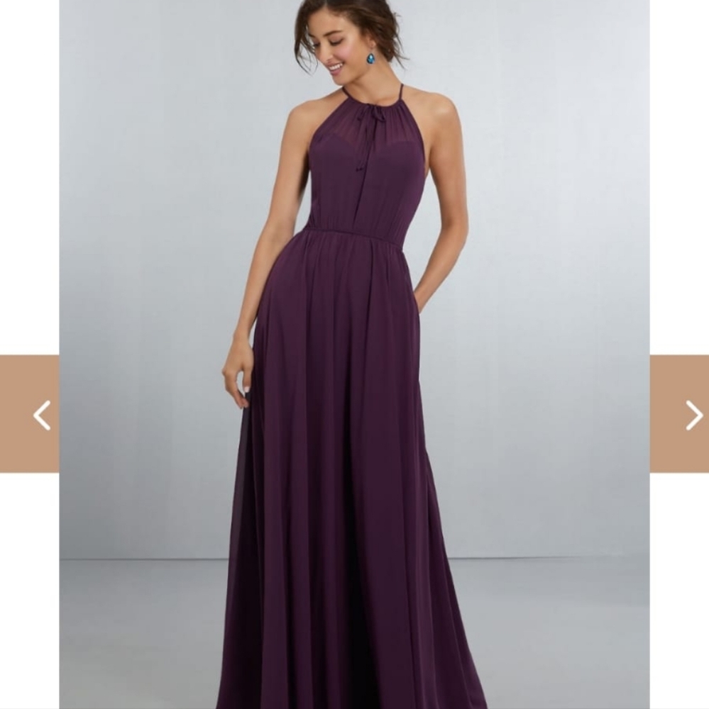 MoriLee bridesmaid/grad dress, size 4, altered to fit someone 5'2 w/ heels